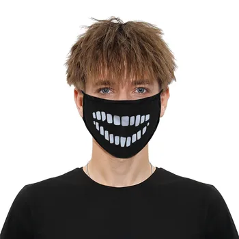 

1pc Dustproof Windproof Foggy Haze Mask Mouth Mask Unisex Simple Cotton Mask Simple Masque Unisex Black Mouth Cover Mascarar