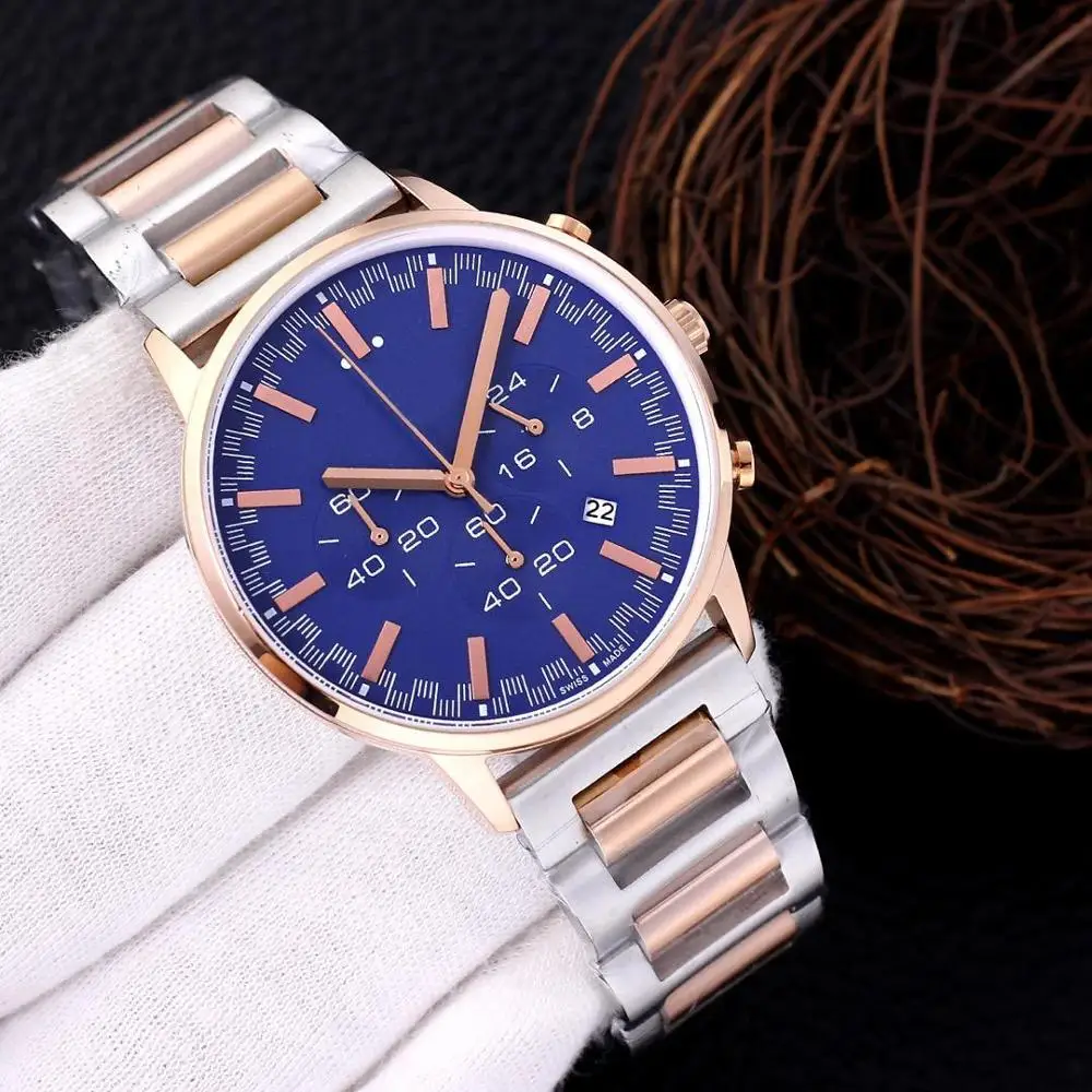 

40MM Man Watch Diamond Film Sapphire Mirror Male Clock Automatic Men's Watch Mechanical 2019 Watch Man