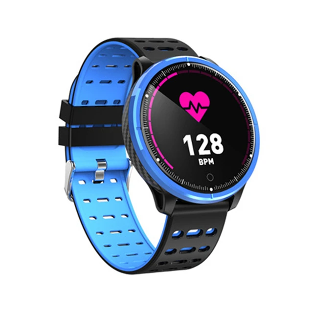 P71 Смарт-часы Bluetooth фото кровяное давление будильник шаг счетчик калорий Сидячий напоминание Facebook Смарт напоминание полоса - Цвет: Blue