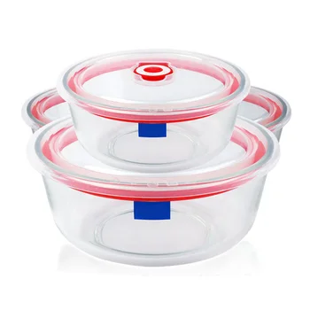 

Glass Salad Bowl Microwave Soup Bowl Instant Noodle Bowl Set Thickened Rice Bowl Glass Bowl with Cover Salad Bowl Sauce Bowl