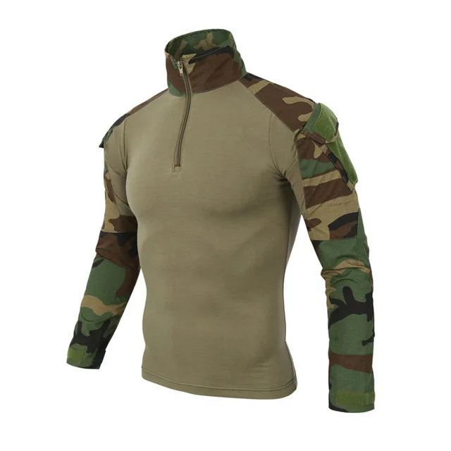 Одежда для рыбалки камуфляжная рубашка с длинными рукавами мужские рубашки уличные куртки для рыбалки военные, армейские, охотничьи Рыболовный набор S-5XL - Цвет: 14