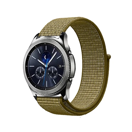 22 мм/20 мм huawei watch gt 2 ремешок для samsung galaxy watch 46 мм 42 мм gear S3 Frontier active 2 40 мм 44 мм S2 amazfit ремешок Bip - Цвет ремешка: 32-olive flak