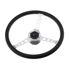 Нержавеющая сталь руль цвета морской волны 3 спицевое для яхты понтон всепогодный подходит для Стандартный 3/4 дюйма(19 мм) конический вал