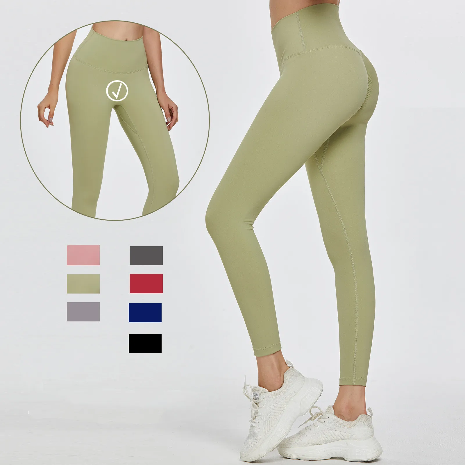  SJKLSQD Pantalones de yoga para mujer, leggings de nailon de  cintura alta, pantalones largos para mujer, mallas de levantamiento de  cadera, ropa de gimnasio : Ropa, Zapatos y Joyería