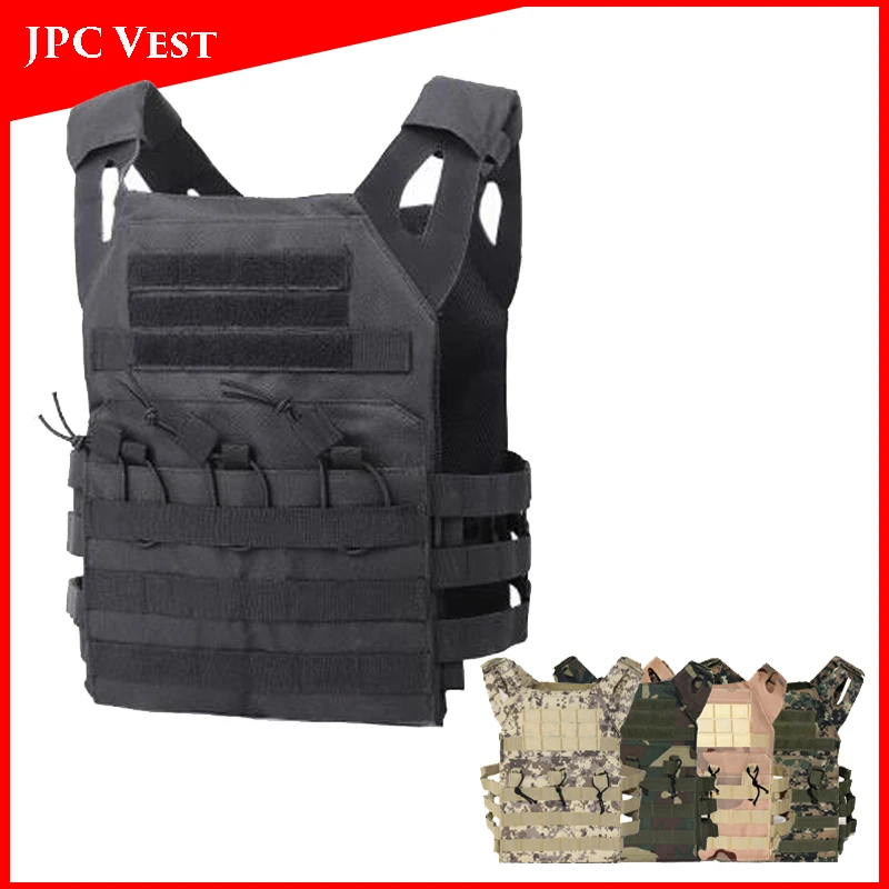Tactical JPC Vests Paintball Combat Vest Molle Plate Airsoft Armor Carrier Vest 