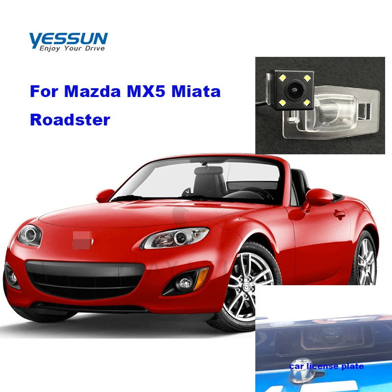 Yessun HD CCD Ночное Видение автомобиль заднего вида Реверсивный для Mazda MX5 родстер Miata |