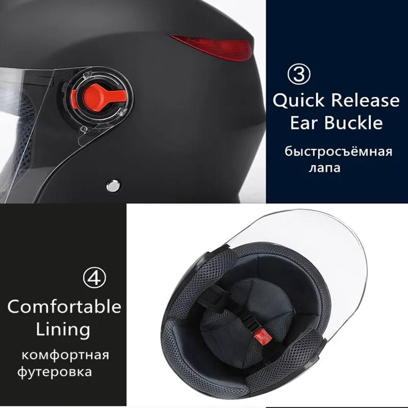 Helmet For Scooter Capacete De Motocicleta Casco Patinete Electrico Helmet Safety Scooter Engine Pinlock Casque Moto Modulable