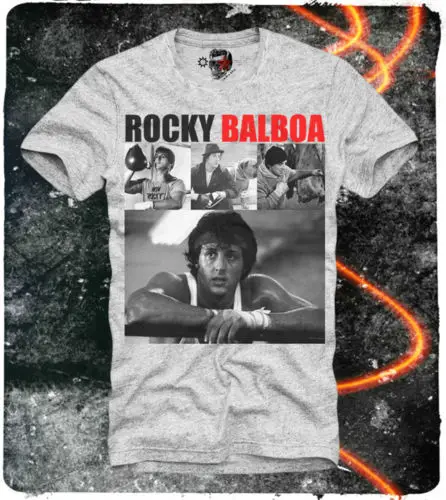 

E1SYNDICATE T-SHIRT ROCKY BALBOA STALLONE RAMBO ITALIAN STALLION (1387G)
