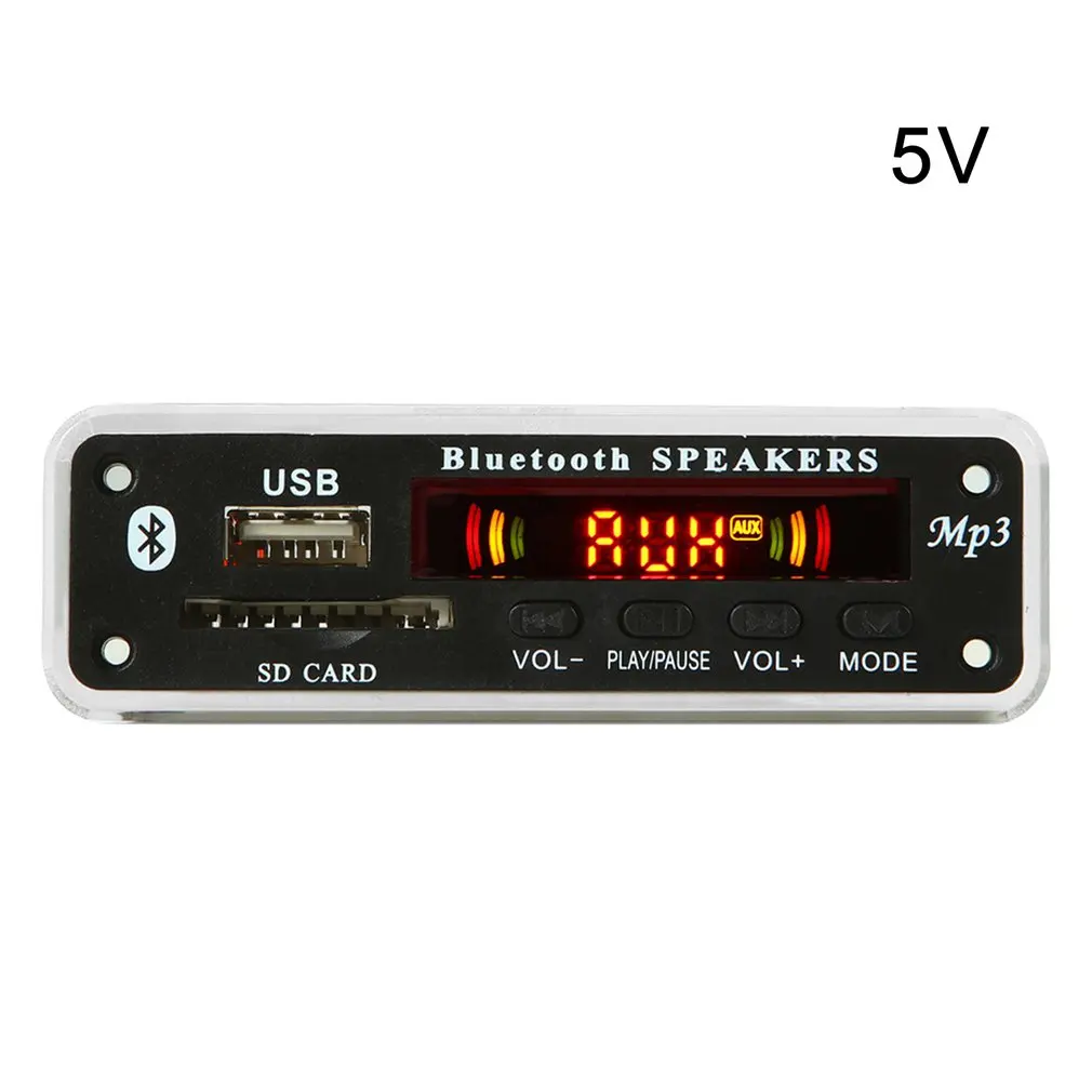

Colorful Screen Version MP3 Wireless Decoder Board Decoder Practical Audio Accessories Audio Module With FM