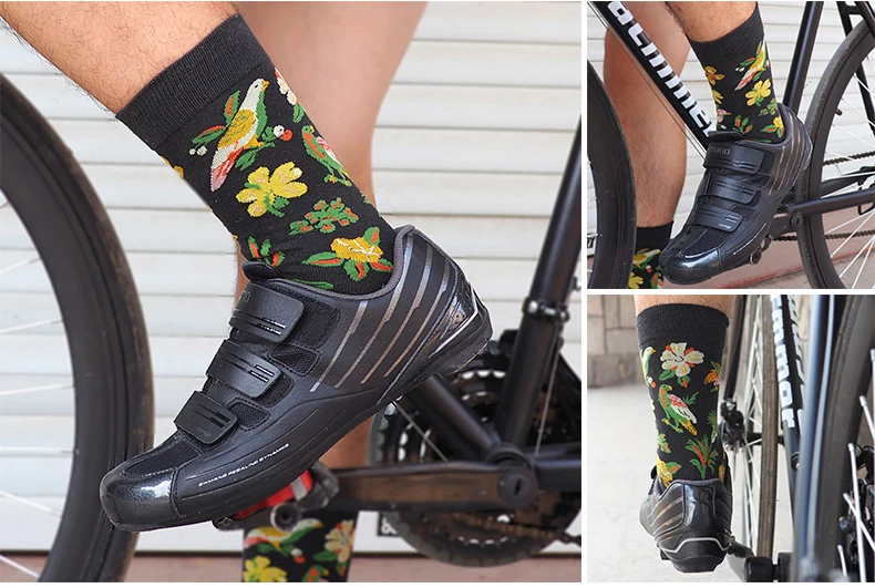 Racmmer забавные велосипедные носки для мужчин и женщин, велосипедные носки для шоссейного велосипеда, дышащие впитывающие влагу хлопковые носки, велосипедные аксессуары