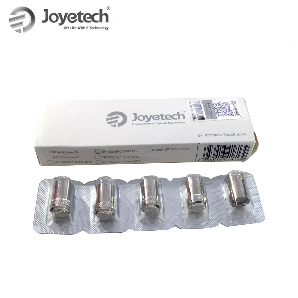 [Clearence] Joyetech BF 1.0ohm SS316 MTL 0.25OHM Notch Replacement Coil E-Cigarette Accessories For CUBISeGO AIO Kit (1)
