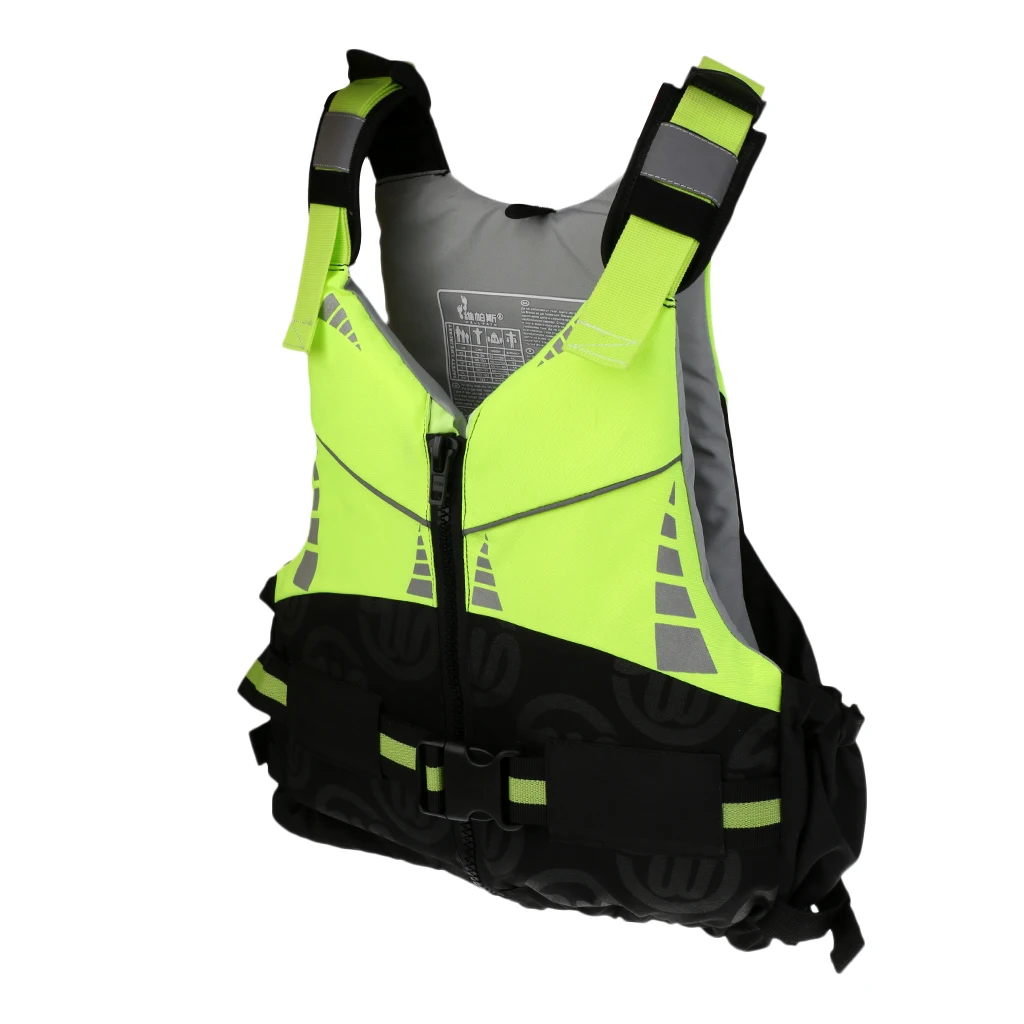 Premium Adult Kayak Sailing Boating Swimming Ski  Jacket Vest - CE Certified for Canoe Sailing Swimming Water Skiing Wakeboard