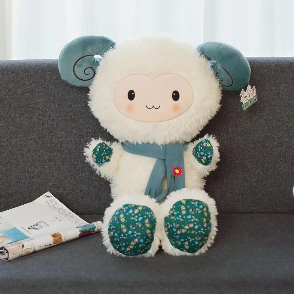 Дропшиппинг 85 см Peluche ягненок Мягкая Игрушка овечка плюшевый ягненок Подушка для детей Подарки для детей