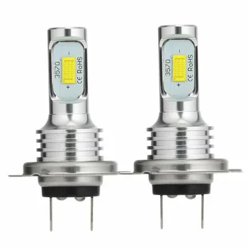

H7 LED Headlight Bulbs Lamps Conversion High Low Beam 6000K 80W Parts Set Kit