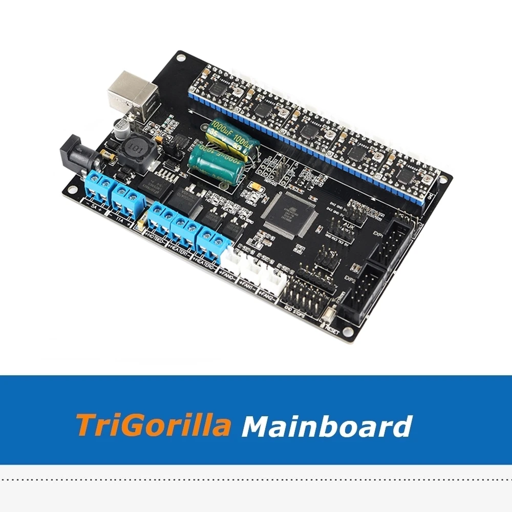 1pc TriGorilla Motherboard+ 5pcs A4988 Driver Compatible With Mega2560& RAMPS1.4 3D Printer Parts Controller Board for RepRap
