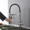 Reverse Osmosis Tri Flow 3-in-1 Faucet 3 Way Water Filter Kitchen Tap In Stainless Steel ► Photo 2/6