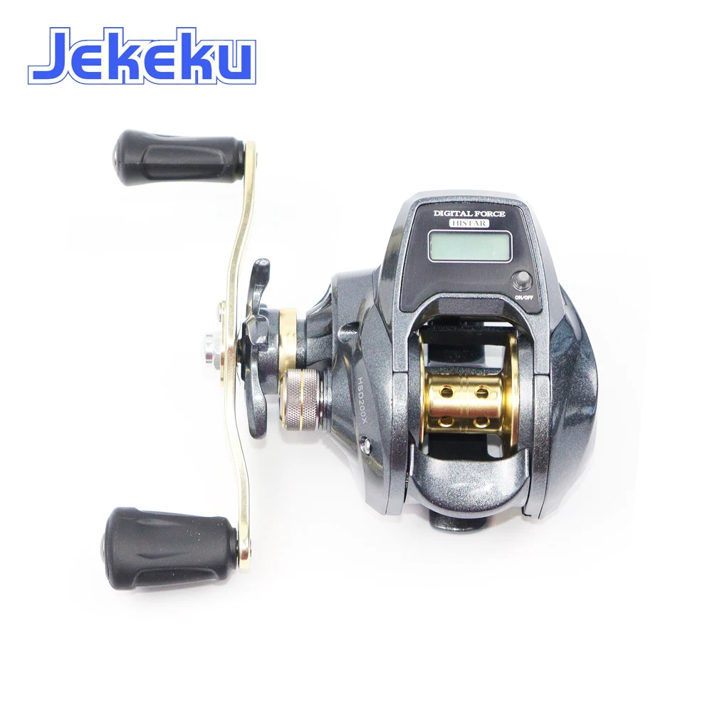 

JEKEKU NEW Digital Display Baitcasting Fishing Reel 10kg Magnetic Brake 18 BB 7.0:1 High Speed Fishing Saltwater Freshwater