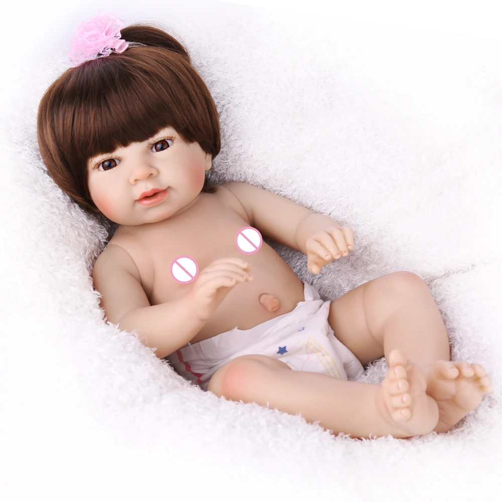 NPKDOLL игрушки Куклы реборн Полный винил реалистичные Bebe дети поддельные младенческие развивающие ванны дети Playmate Babe Boneca