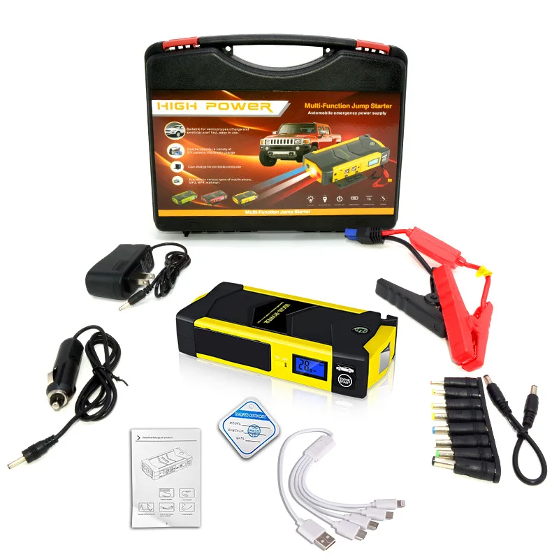 20000mAh Multipurpose Car Jump Starter Box and Portable Power Bank –  Gadfever