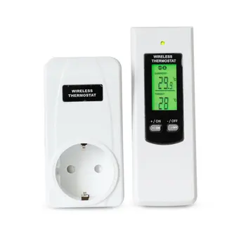 

Celect Remote Control Wireless Rf Plug In Thermostat Hydroponic Kit -ccrc30f-kit Wireless Rf Temperature Controller