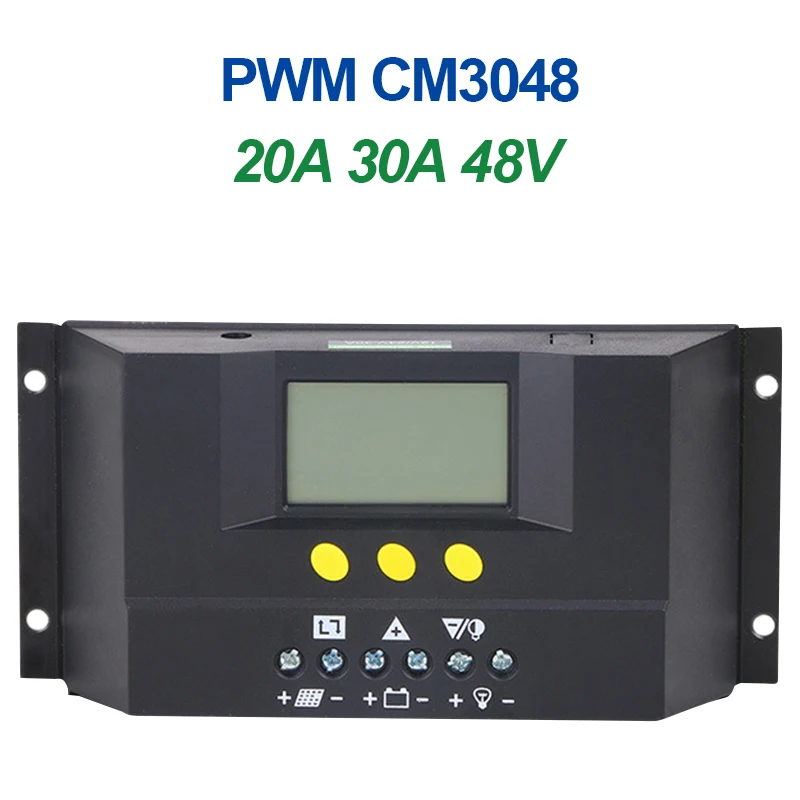 EASUN PWM 20A 30A контроллер солнечной панели регулятор заряда батареи защита 48В