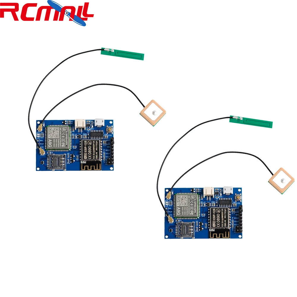 

2pcs/lot A9G GSM GPRS+GPS Wifi Module Based on ESP8266 ESP-12S IOT Node V1.0 with Active GSP GSM Antenna RCmall FZ3926