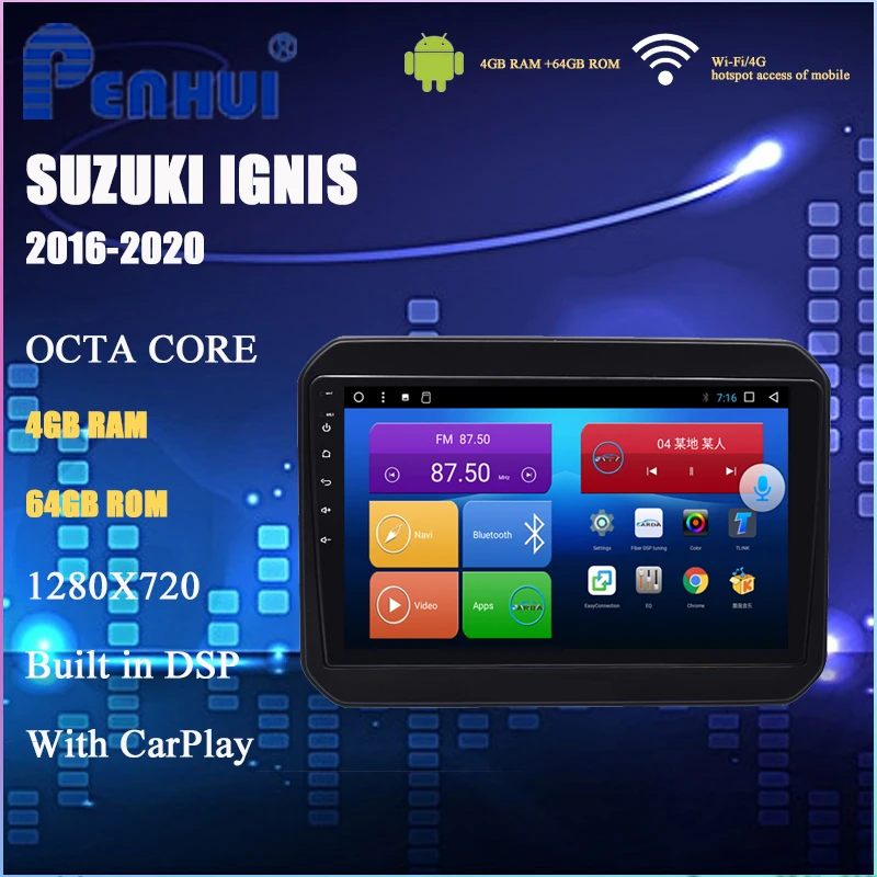 

Android Car DVD For Suzuki IGNIS (2016-2020) Car Radio Multimedia Video Player Navigation GPS 2din