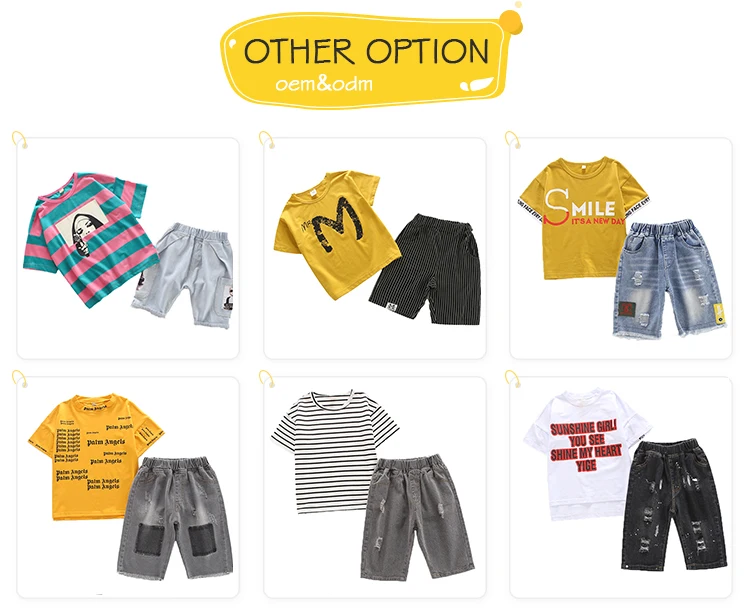 Kids Boys Clothes 2 Piece Set Short Sleeve Polo T-shirt Clothing Little Boys Suit Outfit Set