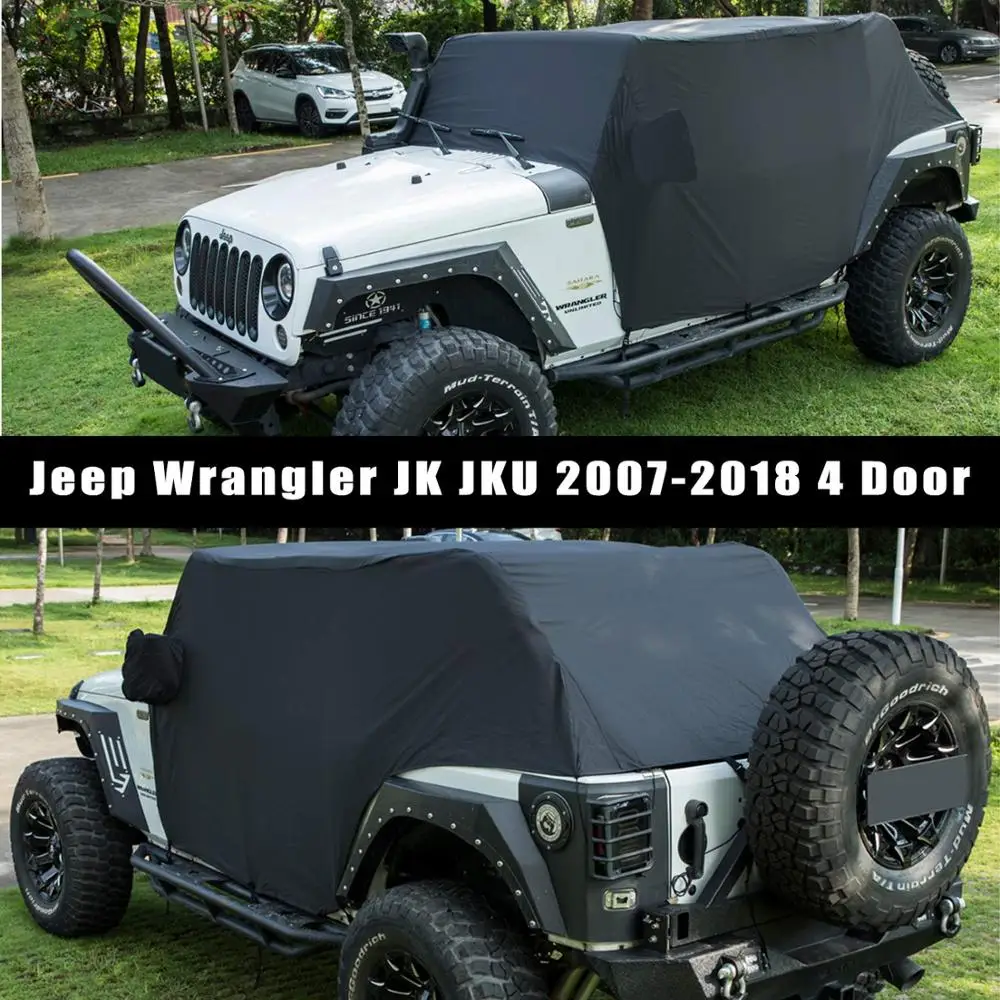 Для Jeep Wrangler Крышка кабины 82210323 автомобильный чехол для 2007- Jeep Wrangler JK JKU 4 двери и жесткий верх от