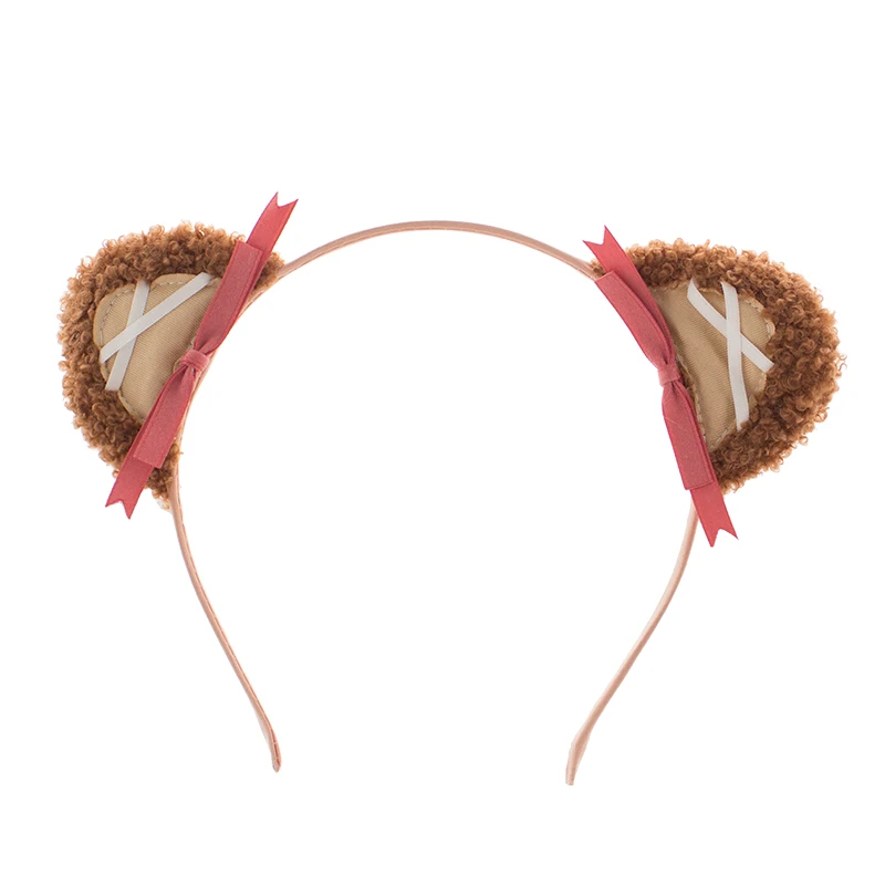 

Japanese Lolita Plush Bear Ears Hair Band Soft Girl Sweet Birthday Party Hair Hoop Korean Style Kawaii Cosplay Hair Accessories