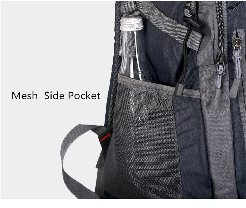 Outdoor Travel Camping Backpack Men Women Softback Nylon Mountaineering Hiking Backpacks Waterproof Larger Capacity Sports Bags