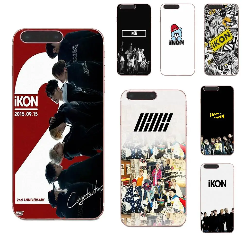 Чехол Ikon Kpop для мобильного телефона Samsung Galaxy A51 A71 A81 A90 A91 A01 S11 S11E S20 Plus сверхяркий