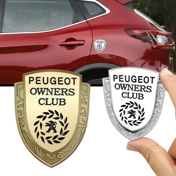 

3D Car Logo Metal Sticker for Peugeots 107 108 206 207 301 308 307 407 408 508 2008 3008 4008 5008 Auto Badge Decal Accessories