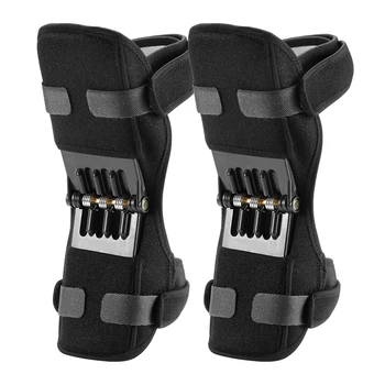 

Joint Support Knee Pads Non-Slip Power Lift Joint Knee Pads Powerful Breathable Rebound Force Knee Booster Leg Protector 1pcs