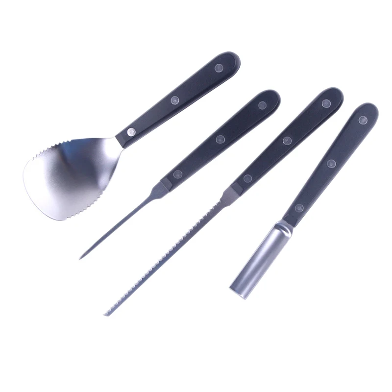 

Stainless Steel Sturdy Carving Kit Tools Cuttings for Vegetable Halloween Pumpkin Fruit Tool Kit