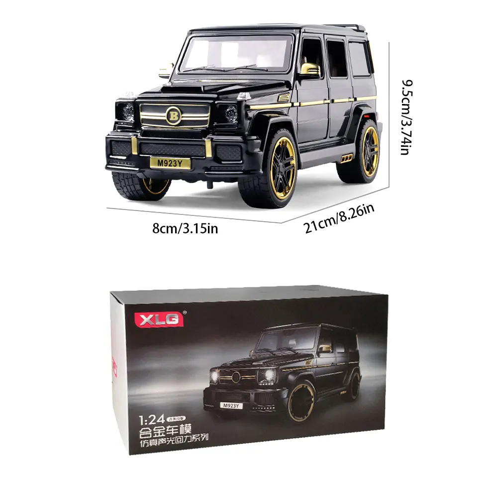 Brabus G65 1:24 модель автомобиля игрушка литья под давлением из металлического сплава моделирование оттягивание автомобиля игрушки подарки для детей взрослая коллекция автомобилей