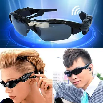 

2 in 1 Wireless bluetooth 4.0 Earphones Sunglasses Headset Outdoor Sports Music Bluetooth Headphone Glasses