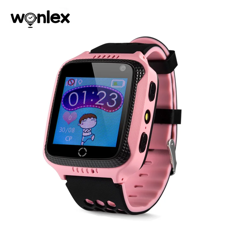 Photo Product Wonlex Smart-Watch With GPS For Children's Location-Finder Kids Position Tracking Camera Watch GW500S Child Anti-Lost Position