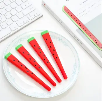 

1000pcs/lot Cute Kawaii watermelon Gel Pen Writing Signing Pen School Office Supply Student Stationery Rewarding 0.38mm/0.5mm