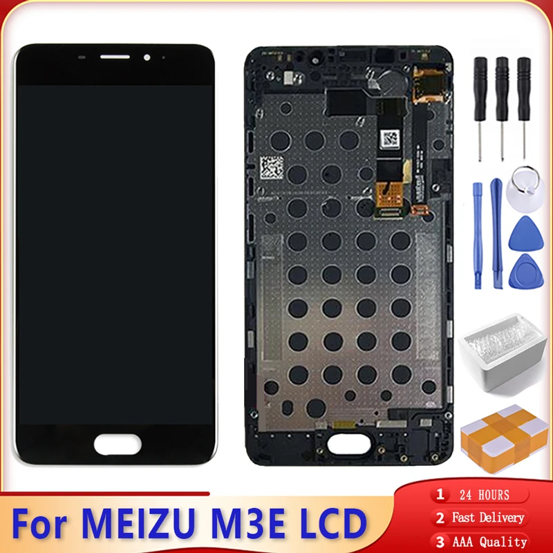 ЖК дисплей 5 дюйма для Meizu M3E A680Q A680H сенсорный экран качество AAA дигитайзер в сборе
