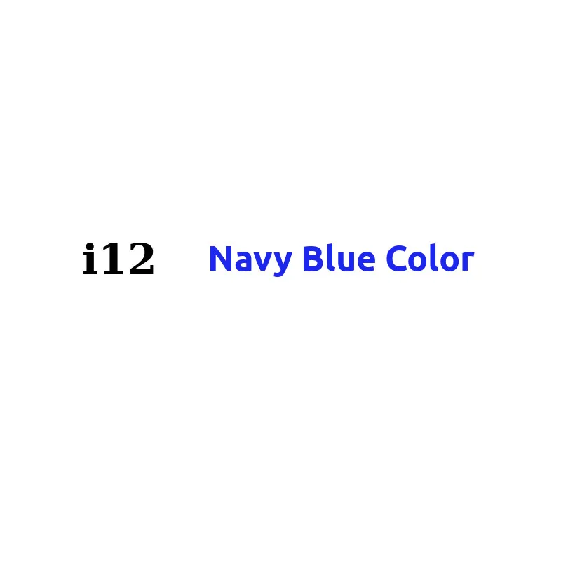 i-12 navy blue I12 TWS,, Bluetooth 5,0, беспроводные наушники, спортивные Стерео гарнитуры, беспроводные наушники для смартфона, pk, i30, i80, i100, tws, i200 - Цвет: i-12 navy blue