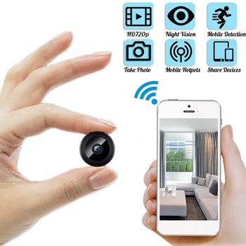 

A9 720P HD Mini IP WIFI Camera Mini Camera Camcorder Wireless Home Security DVR Night Vision Wireless Camera Cámara Camcorders