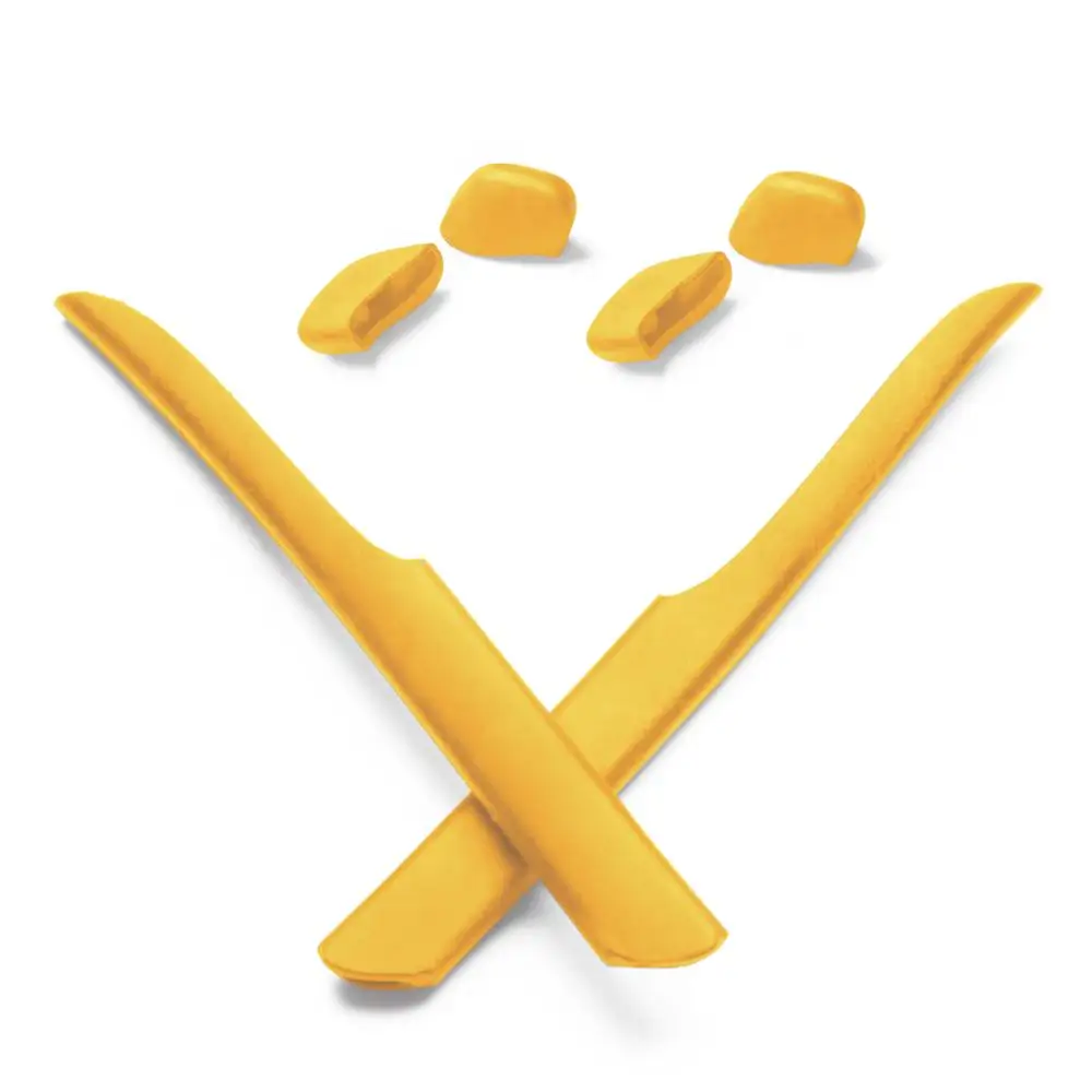 Yellow kits Mryok резиновый комплект сменные носки с ушками и носоупоры для солнцезащитных очков-солнцезащитных очков Окли быстрая куртка XL - Цвет: Yellow kits