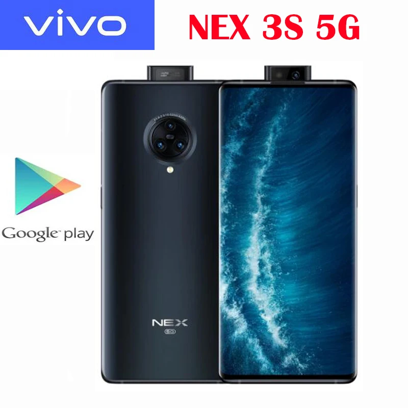 Оригинальный официальный новый телефон Vivo Nex 3s Snapdragon 865 8G 256G 6 89 дюйма 4500 мач 44 вт