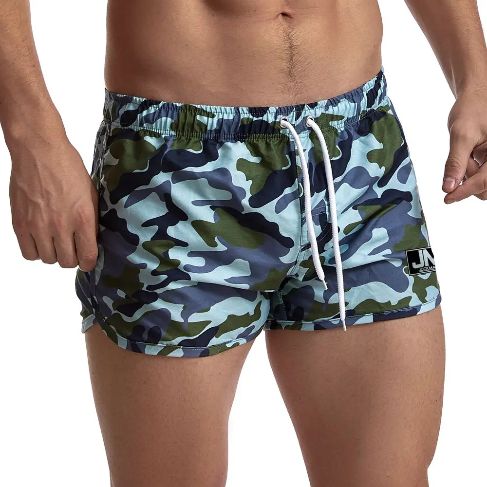Camouflage Print Board Shorts Surf 