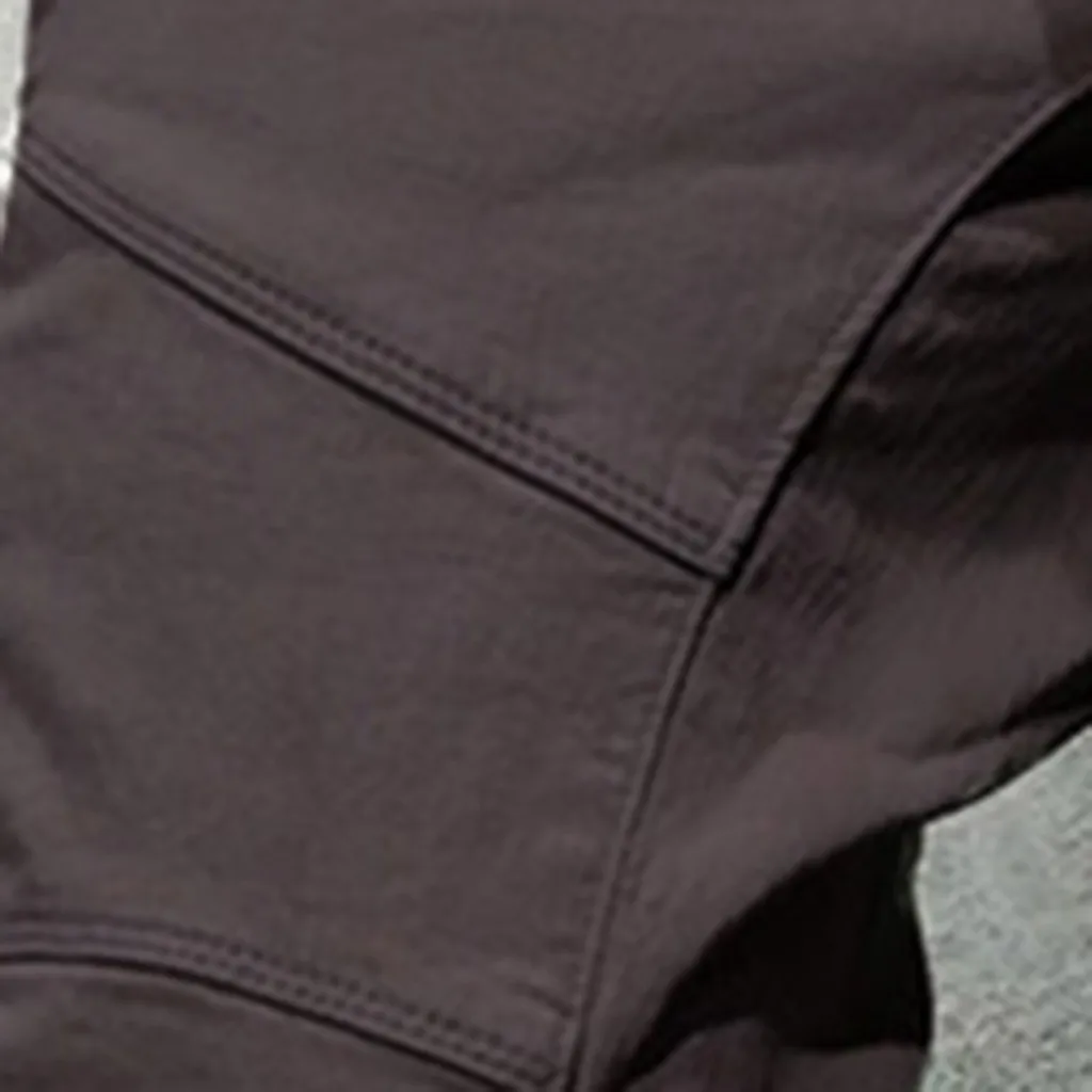 loose fashion Solid cotton straight casual pants brand jackets Elastic Waistband zipper classic Trousers men's Joggy sweatpant