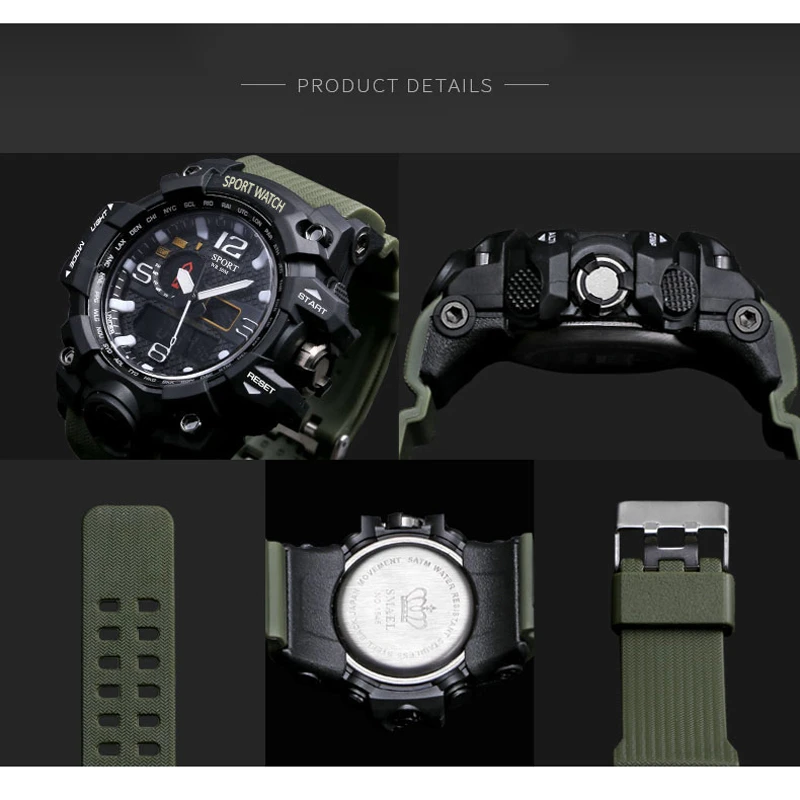 Новые взрывные часы электронные мужские водонепроницаемые Модные многофункциональные спортивные часы с фабрики подарок Reloj Mujer цифровой