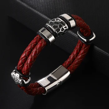 Franklin Leather Bracelet Unisex
