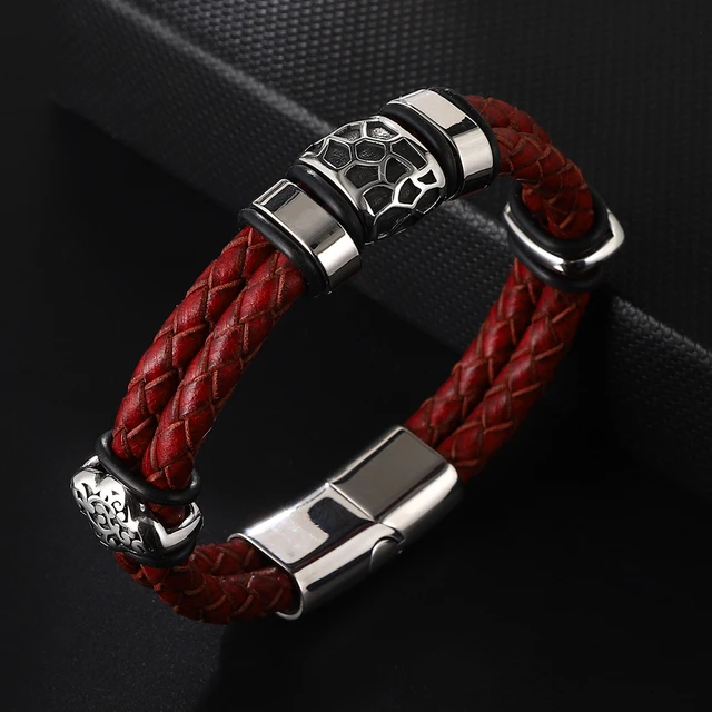 Franklin Leather Bracelet Unisex