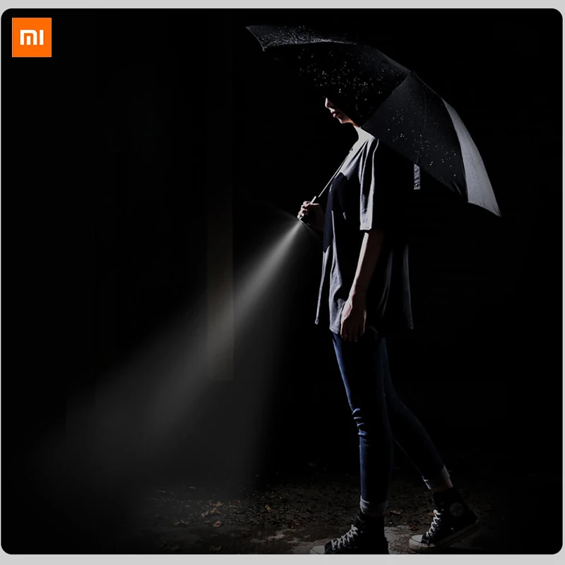 Xiaomi Mijia Youpin UREVO paraguas de iluminación de dirección, luz LED plegado inverso sin mojarse|Control remoto inteligente| - AliExpress